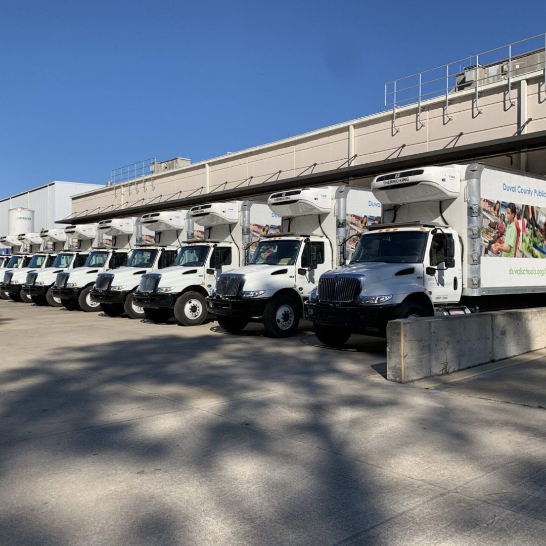 Duval school food delivery truck fleet